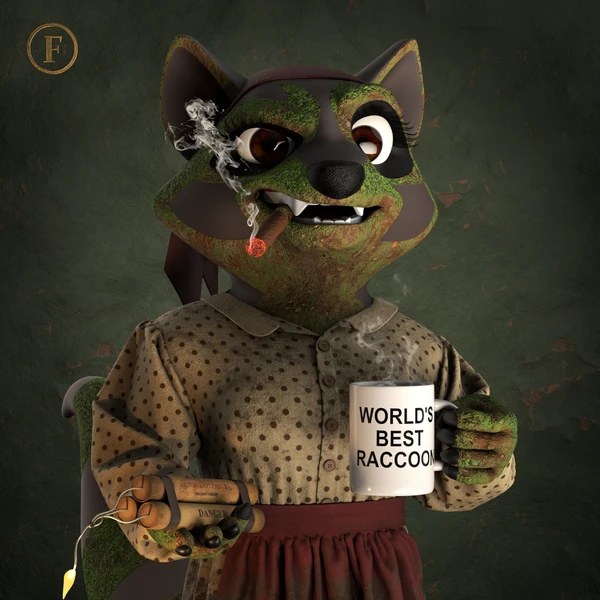 Raccoon #1002