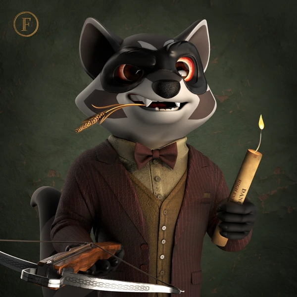 Raccoon #1200